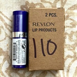 Revlon Lipstick 110 Unplugged Violet 2 Pack NWT